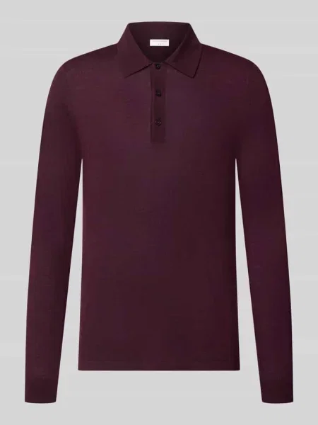 Sweter wełniany z kołnierzykiem polo model Erros' Tiger Of Sweden