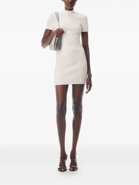 Rochie mini Alexander Wang cu autograf alb