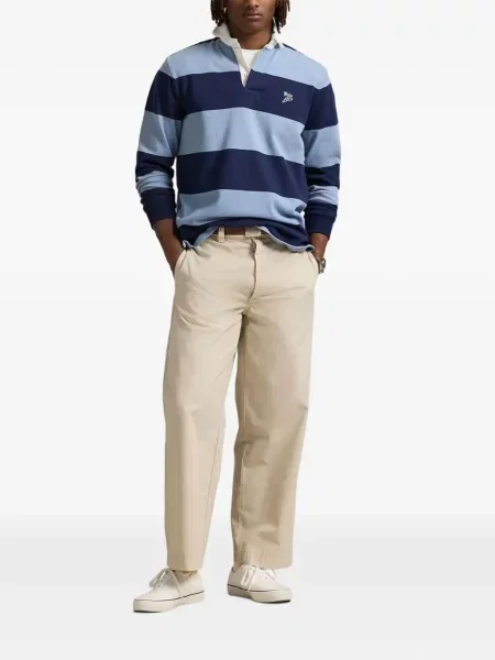 Μακρύς polo Polo Ralph Lauren με κέντημα κόκκινο
