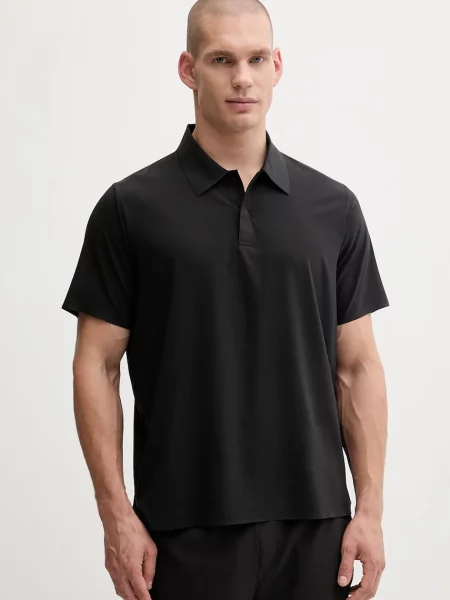 Športna polo majica Calvin Klein Performance črna