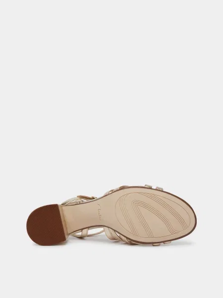 Босоніжки Clarks золотий