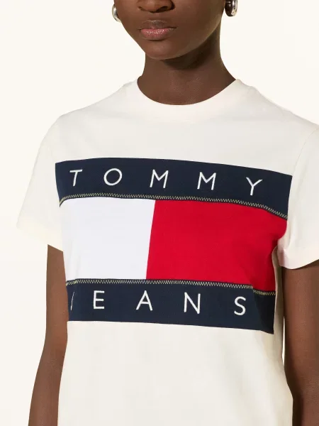 Tommy Jeans Tričko bílá