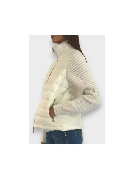 Sweter Eleventy wełniany beżowy
