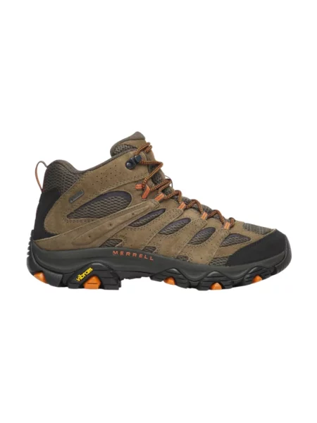 Botki Merrell skórzane zielone