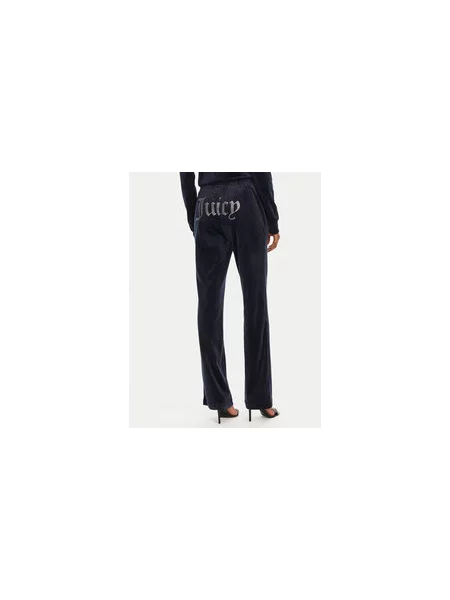 Juicy Couture Hlače Tina morsko / srebro plava