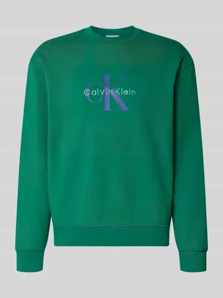 Bluza z okrągłym dekoltem i logo Calvin Klein Jeans