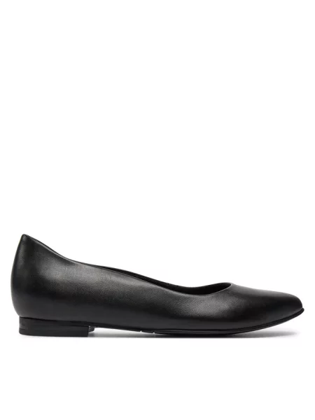 Tamaris Buty Kobieta 40 EU Eleganckie baleriny w jednolitych kolorach czarny