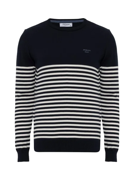 Moxx Paris Pulover negru alb