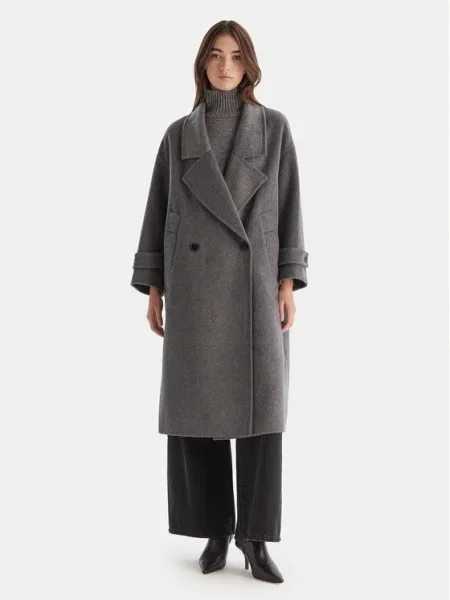 ViCOLO Вълнено палто сив