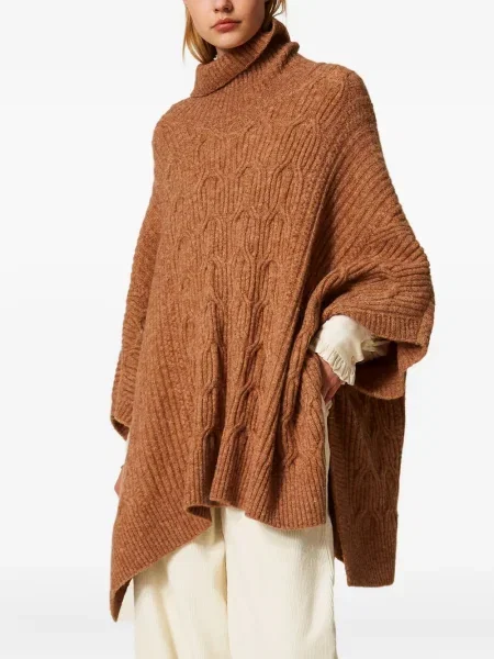 Pulover Twinset tricotate maro