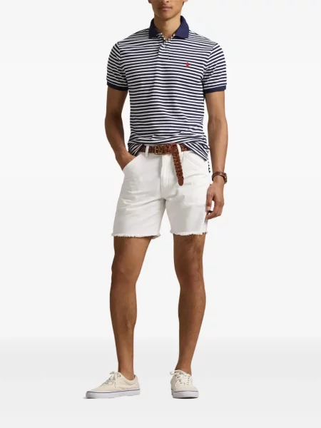 Флийс карирана шапка с козирки Polo Ralph Lauren с принт зелено