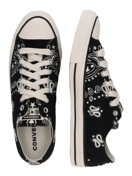 Pantofi Converse cu model paisley negru