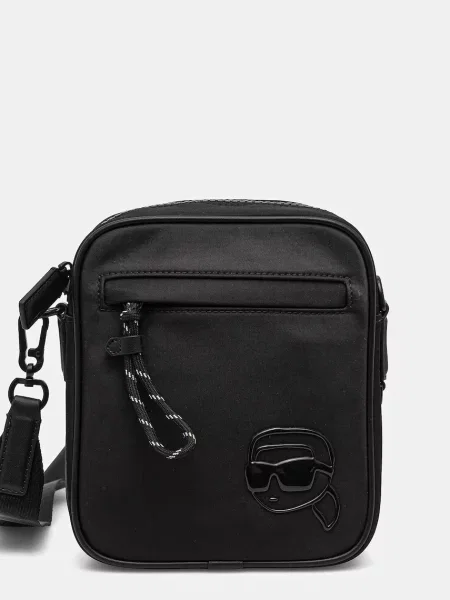 Karl Lagerfeld torbica za okoli pasu K/IKON črna