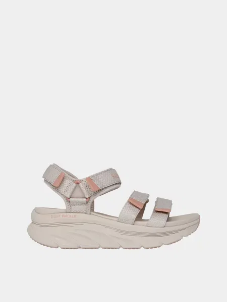 Сандалії Skechers D'LUX WALKER SANDAL текстиль бежевий