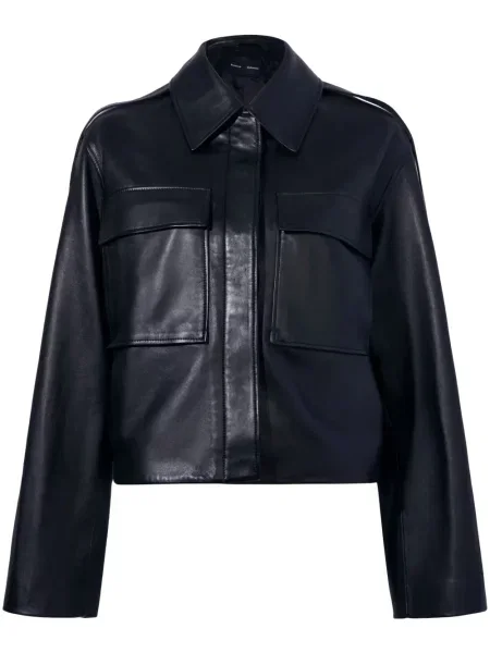 Geanta de piele Proenza Schouler negru