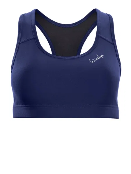 Winshape Sutien sport albastru închis alb