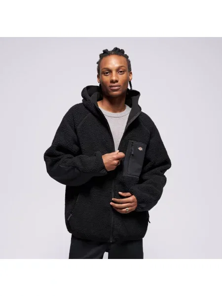 Dickies Kurtka Central High Pile Hooded czarna