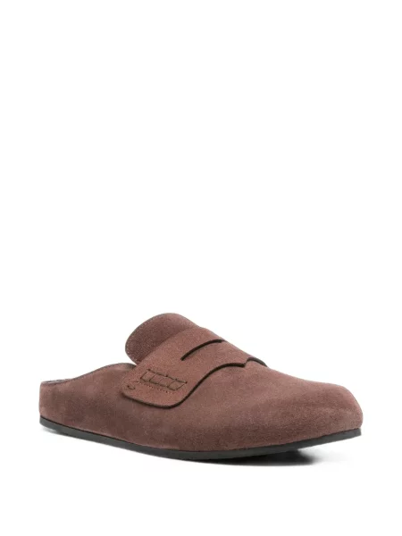 Papuci tip mules Erika Cavallini maro