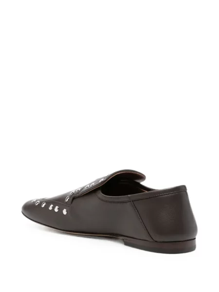 Pantofi loafer Wales Bonner din piele maro