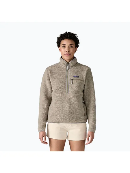 Дамски поларен суитшърт Patagonia Retro Pile Marsupial river rock green сиво