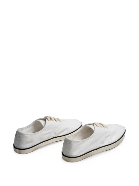 Sneakerși Miu Miu zdrențuiți alb