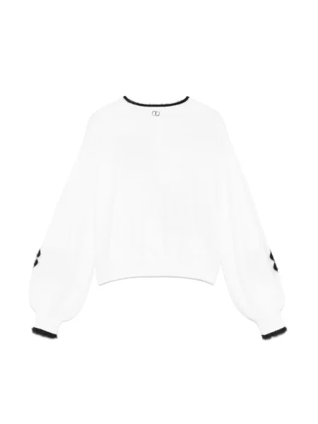 Sweter dziecięcy Twinset biały