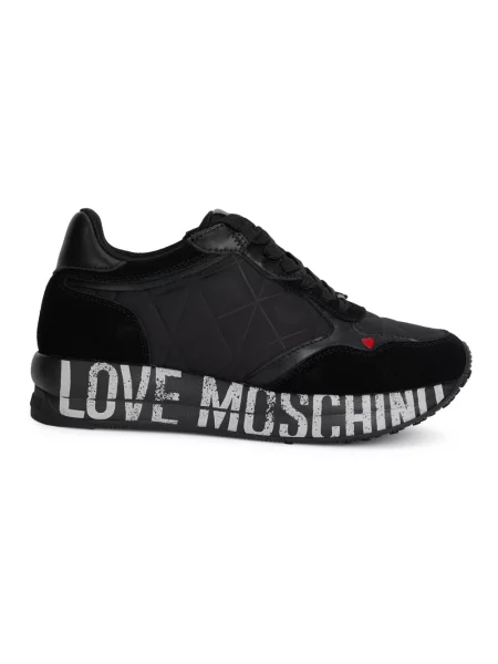 Buty do biegania Love Moschino skórzane do biegania czarne
