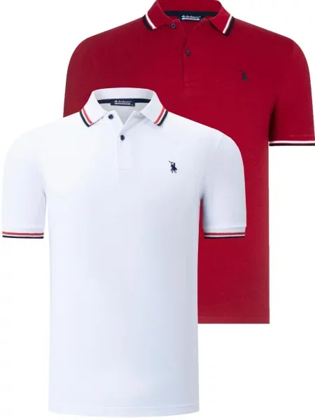 Tricou polo Dewberry alb