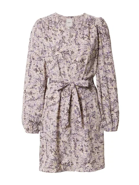 ICHI Rochie IHACOTO bej / bej deschis / mov deschis negru