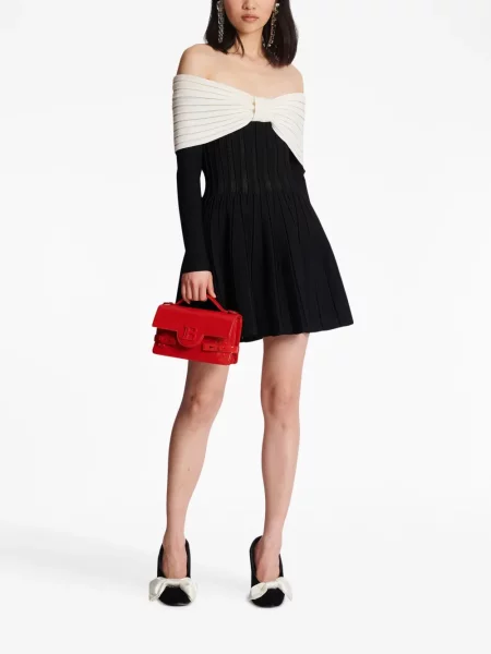 Megztas suknele Balmain juoda
