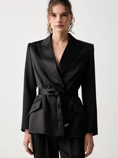 Elisabetta Franchi sacou pentru femei negru
