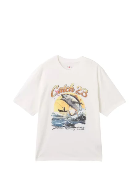 Tricou Jordan cu imagine alb