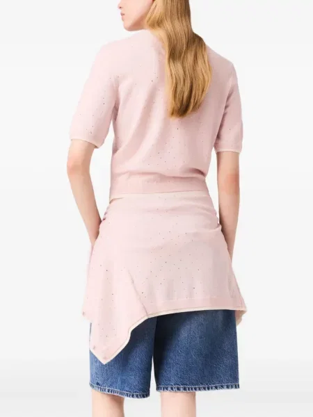 Top Maje scurt roz