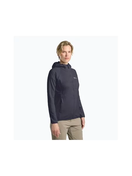Флісова спортивна кофта Jack Wolfskin з капюшоном
