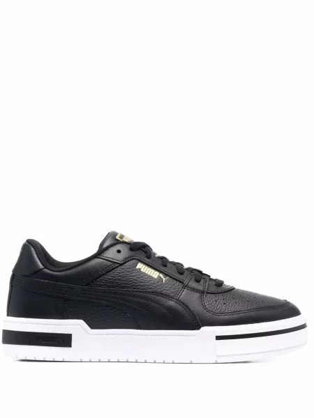 Sneakerși Puma din piele cu imagine negru