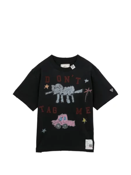 Tricou Maison Mihara Yasuhiro cu imagine negru