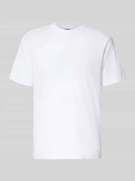 T-shirt z bawełny z okrągłym dekoltem G-star Raw biała