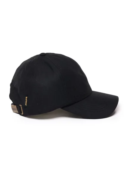 Czapka z daszkiem Barbour czarna