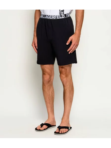 Karl Lagerfeld Pantaloni de pijama / alb negru