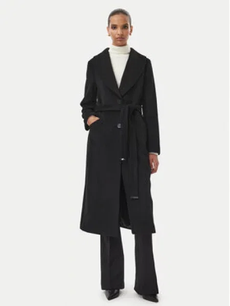 Michael Kors Vilnonis paltas juoda