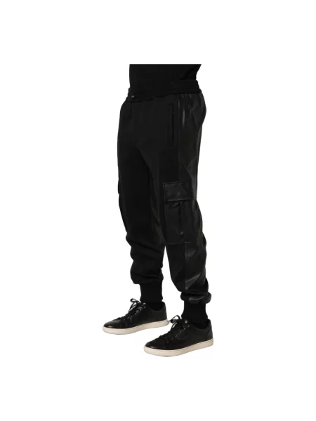 Spodnie cargo Dolce And Gabbana czarne