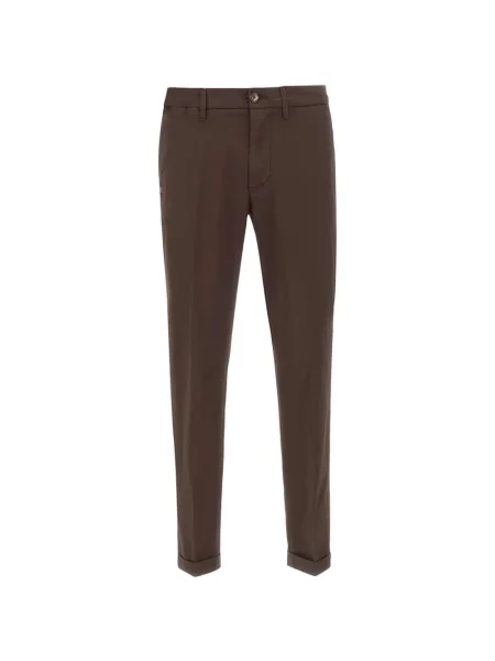 Pantaloni chino Re-hash maro