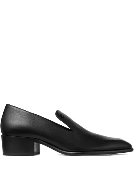 Pantofi loafer Jimmy Choo din piele negru