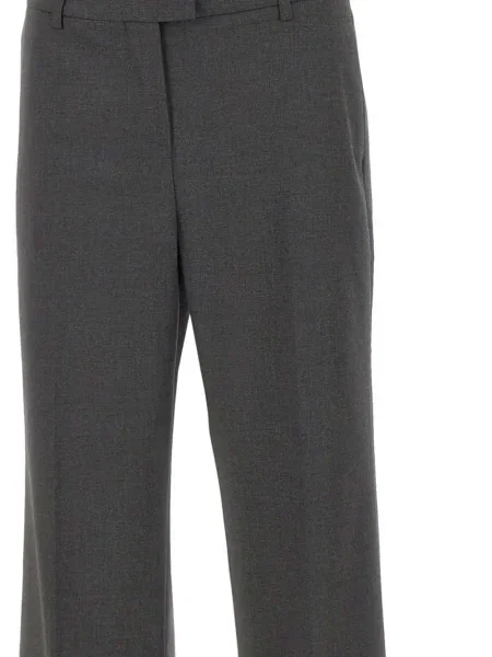 Pantaloni Herskind plisate gri