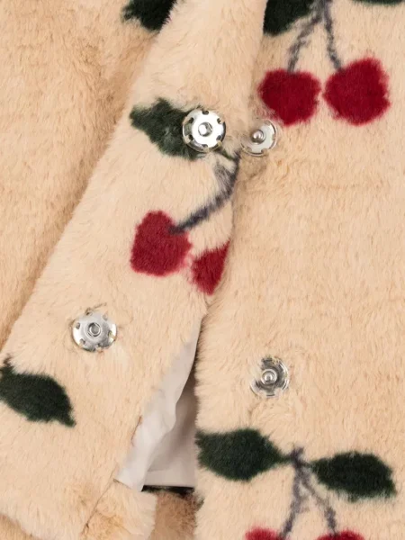 Konges Sløjd палто за деца FUZZIE COAT GRS бежово