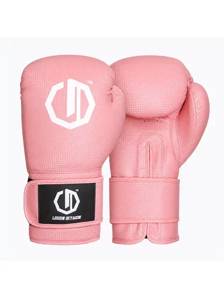 Дамски боксова ръкавици Octagon Legion Kevlar powder pink розово