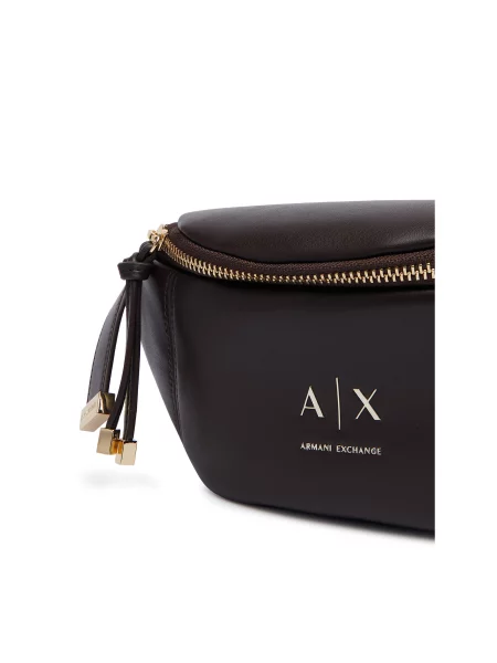 Ľadvinka Armani Exchange Tmavo hnedá