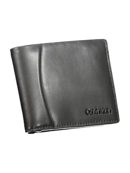 Portfel Calvin Klein skórzany czarny