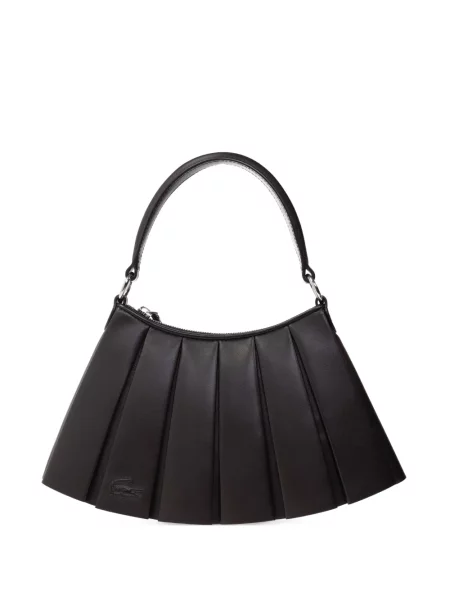 Geantă Lacoste din piele negru