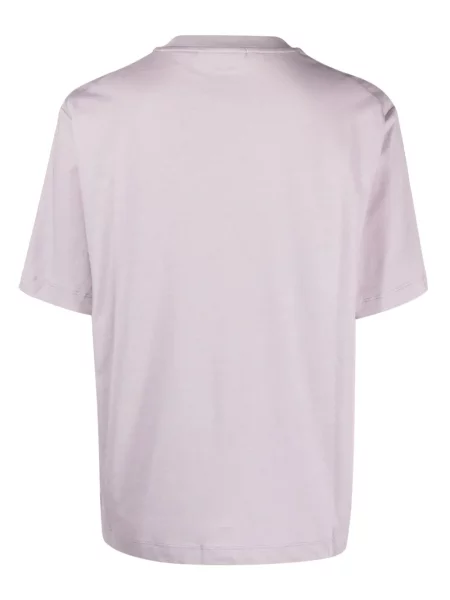Raštuotas marškinėliai Calvin Klein violetinė